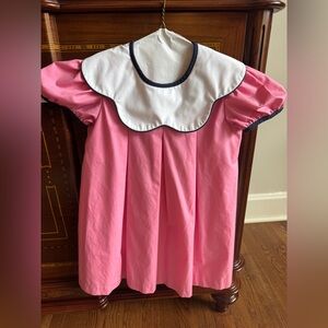 TBBC Pink Dress with White Collar 4T GUC